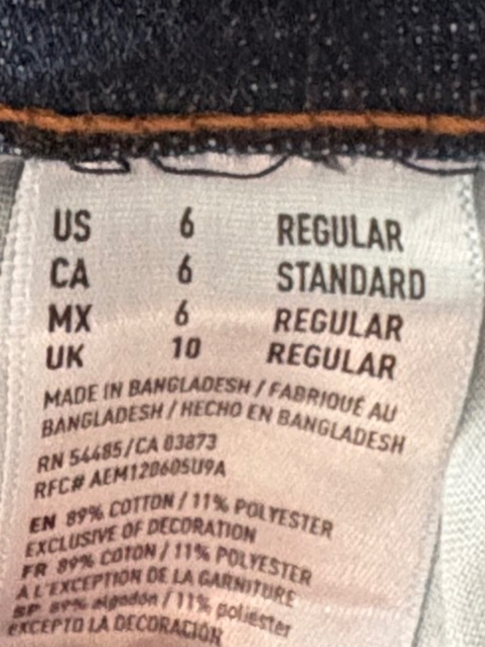 American Eagle Tomgirl Button Fly Jeans Medium Wash Slouchy Boyfriend Size 6R - Picture 6 of 8